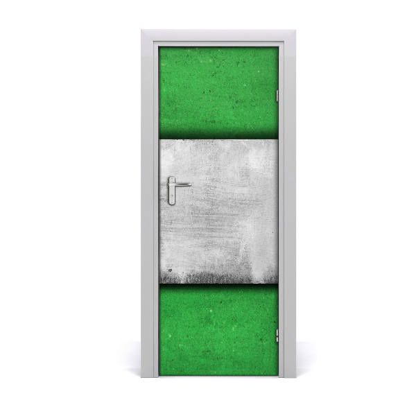 Adesivo em porta Parede verde