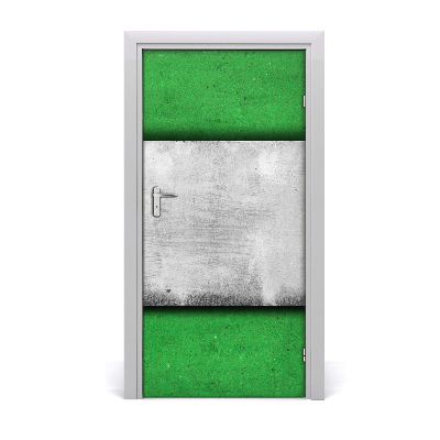 Adesivo em porta Parede verde