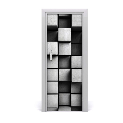 Adesivo em porta Abstração