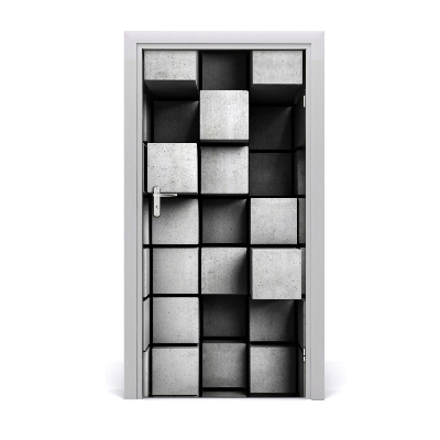 Adesivo em porta Abstração