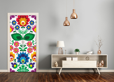 Papel de parede em porta Padrão étnico