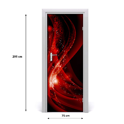 Papel de parede em porta Fundo abstrato