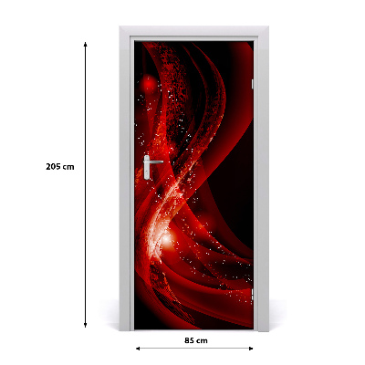 Papel de parede em porta Fundo abstrato