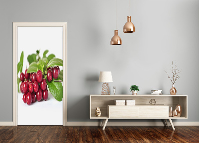 Papel de parede em porta Mirtilo