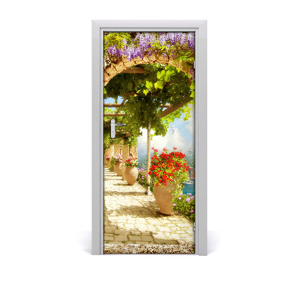 Autocolante para porta Afresco digital