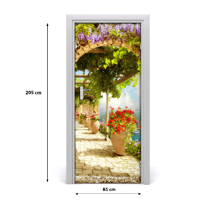 Autocolante para porta Afresco digital