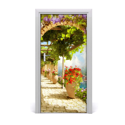 Autocolante para porta Afresco digital