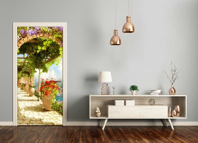 Autocolante para porta Afresco digital