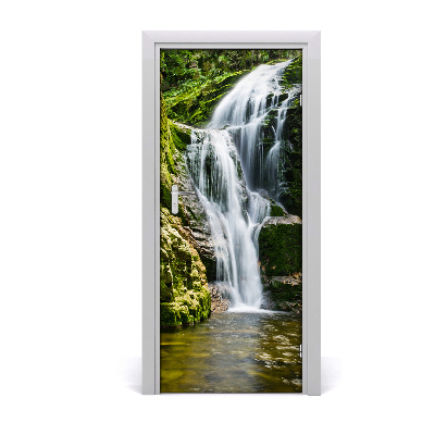 Adesivo em porta Paisagens Cachoeira