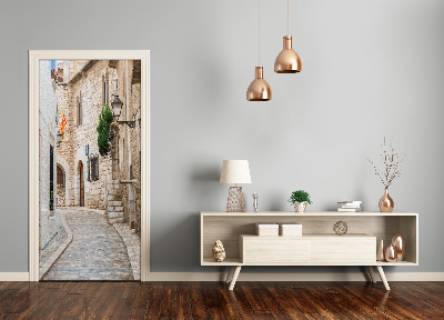 Papel de parede em porta Ruas na Espanha