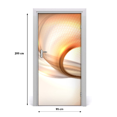 Autocolante para porta Fundo abstrato