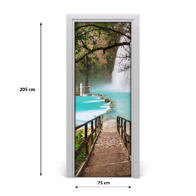 Autocolante para porta Cachoeira do México