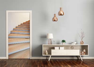 Adesivo em porta Escadas de rua