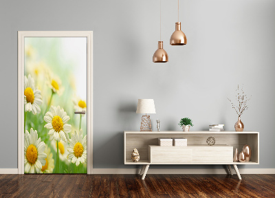 Autocolante para porta Margaridas