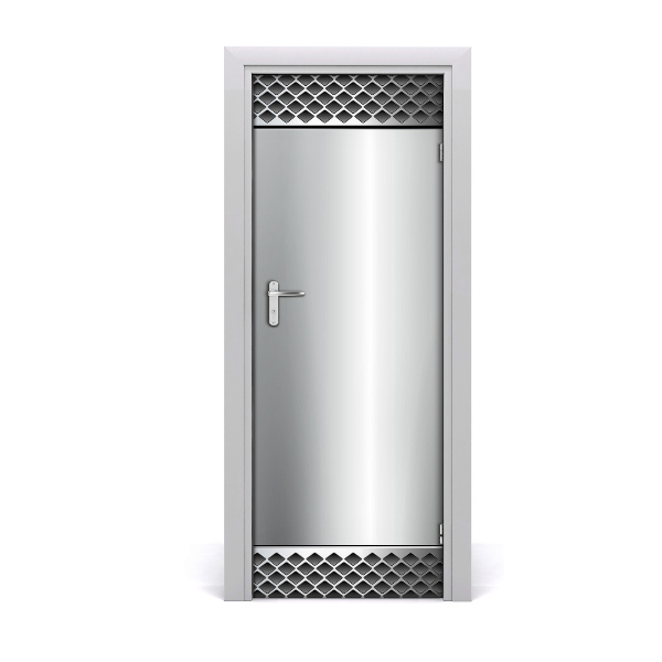 Autocolante para porta Fundo de metal