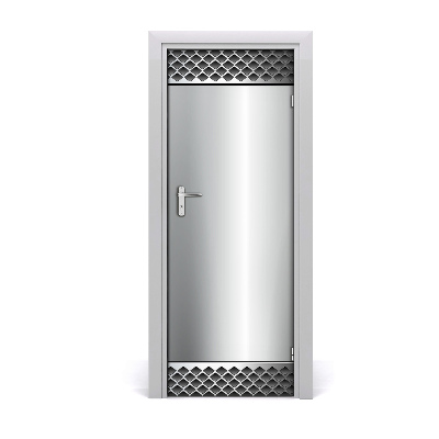 Autocolante para porta Fundo de metal