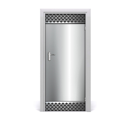 Autocolante para porta Fundo de metal