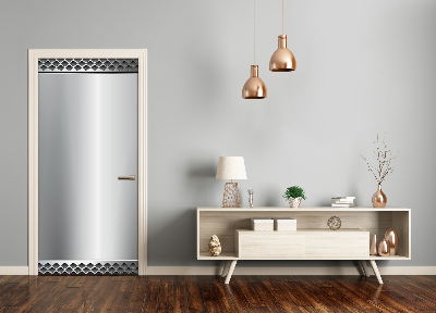 Autocolante para porta Fundo de metal