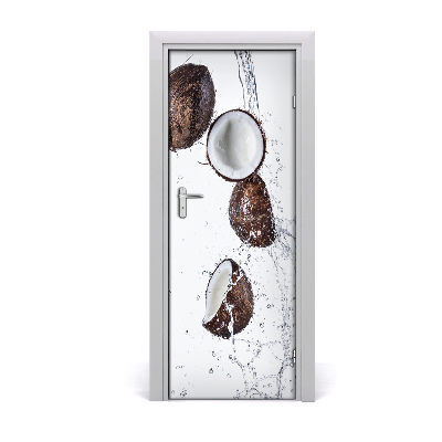 Papel de parede em porta Coco