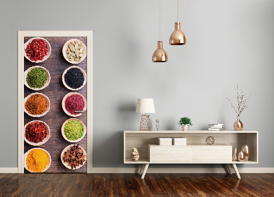 Autocolante para porta Especiarias