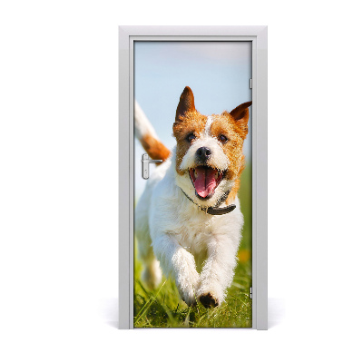 Adesivo em porta Cachorro Jack Russell