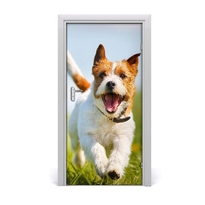 Adesivo em porta Cachorro Jack Russell