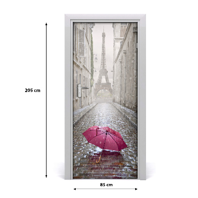 Papel de parede em porta Guarda-chuva França