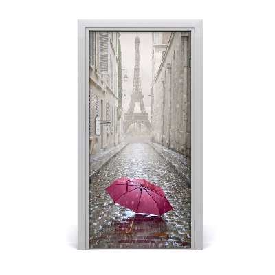 Papel de parede em porta Guarda-chuva França