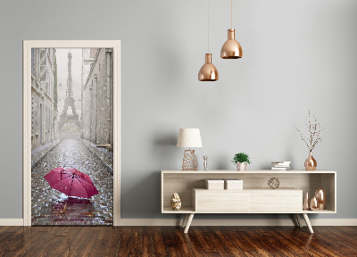 Papel de parede em porta Guarda-chuva França