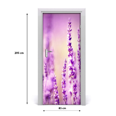 Adesivo em porta Lavanda