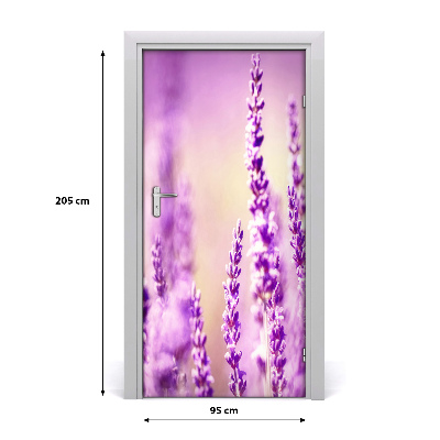 Adesivo em porta Lavanda