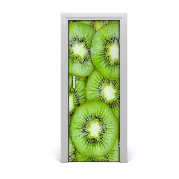 Papel de parede em porta Kiwi