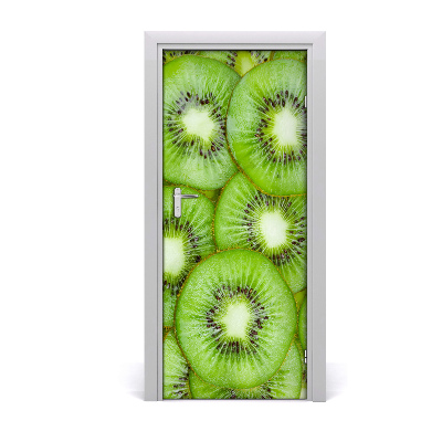 Papel de parede em porta Kiwi