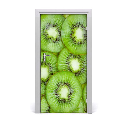 Papel de parede em porta Kiwi
