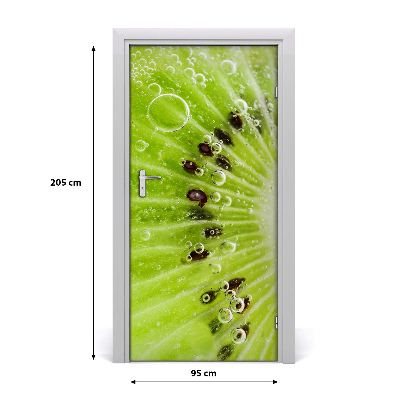 Autocolante para porta Kiwi
