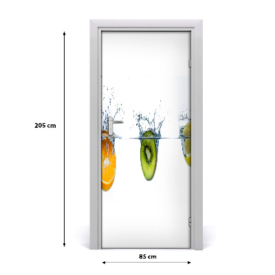Autocolante para porta Frutas debaixo d'água