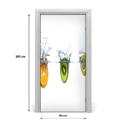 Autocolante para porta Frutas debaixo d'água
