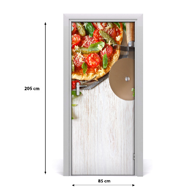 Adesivo em porta Pizza