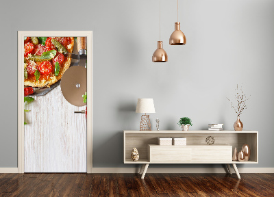 Adesivo em porta Pizza