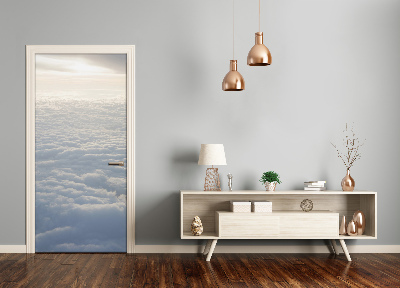 Papel de parede em porta Voo acima das nuvens