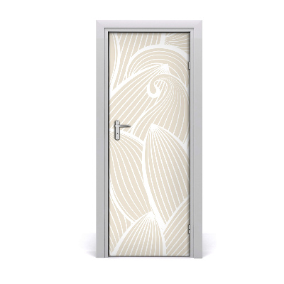 Papel de parede em porta Pétalas de flores