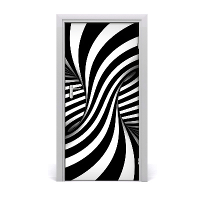 Adesivo em porta Vórtice abstrato