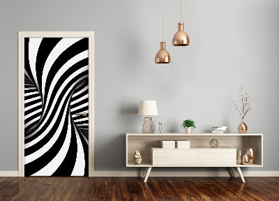 Adesivo em porta Vórtice abstrato