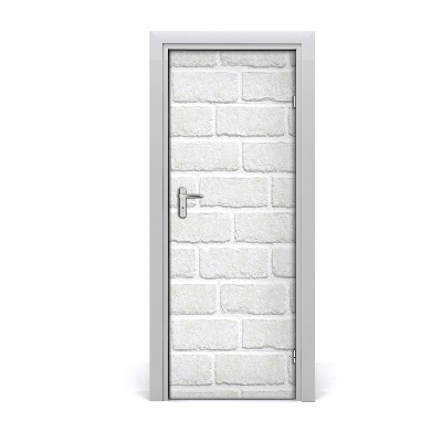 Adesivo em porta Parede de tijolos
