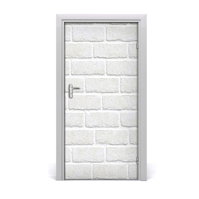 Adesivo em porta Parede de tijolos