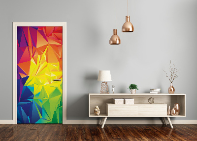 Autocolante para porta Fundo abstrato