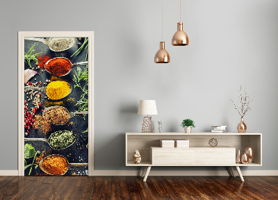 Adesivo em porta Especiarias