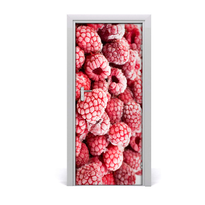 Autocolante para porta Framboesas