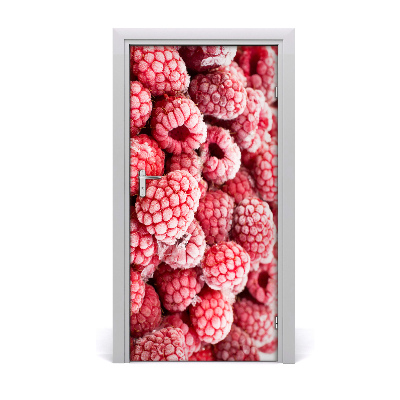 Autocolante para porta Framboesas