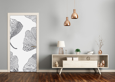 Autocolante para porta Ginkgo